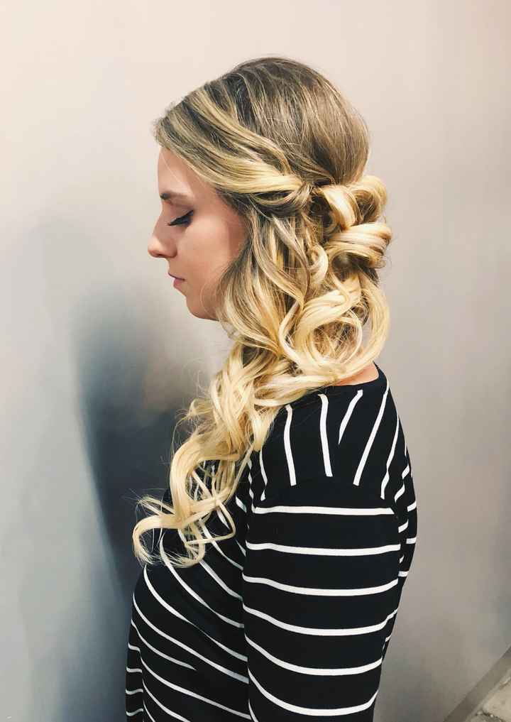 Hair/makeup Trial Feedback...kinda hate it - 1