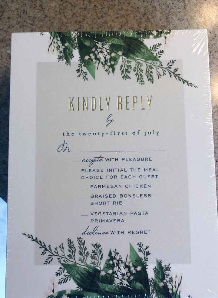 Wedding Invitation Advice asap - 1