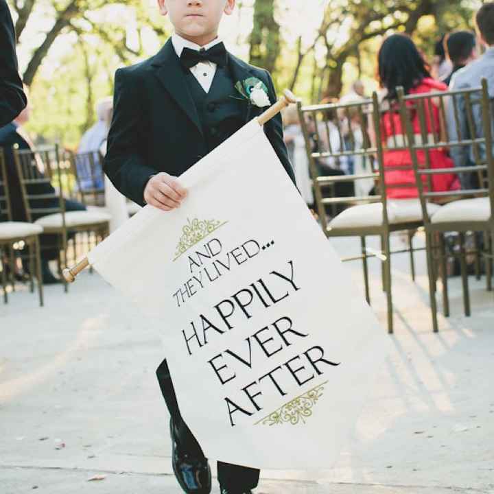 Ring Bearer Sign (need Ideas!) - 1