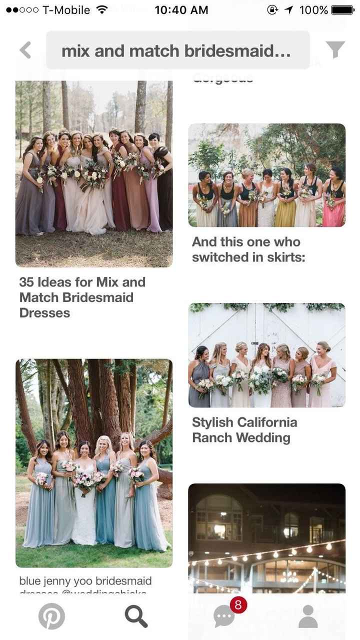 Bridesmaid dresses