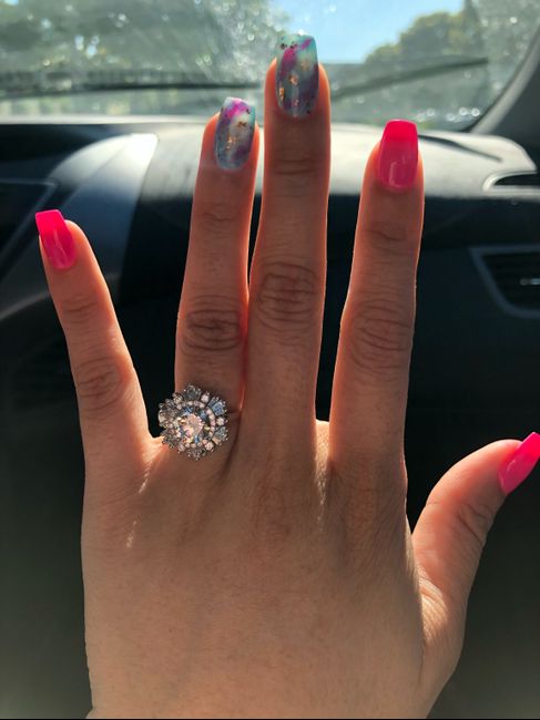 How much of your finger does your ring cover? 3