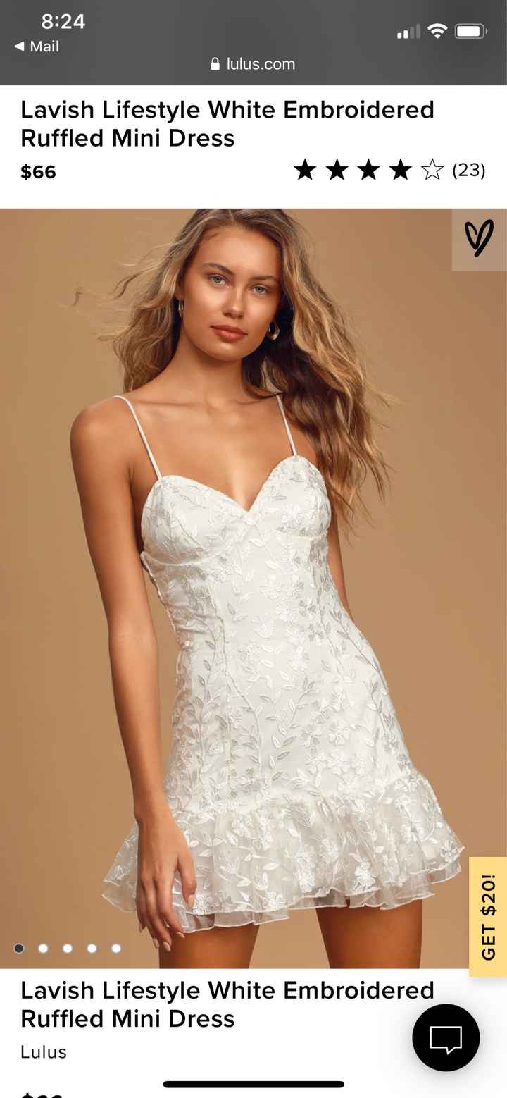 Rehearsal Dinner Dress - 1