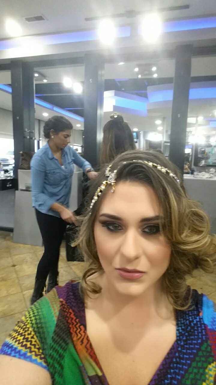 Hair and makeup trail