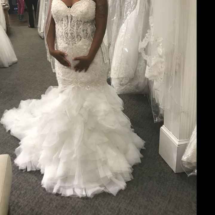 How long did it take for your dress to come in? - 1