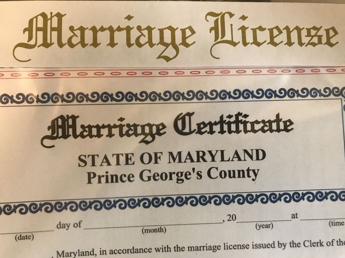 Got our marriage license today!!!! 1