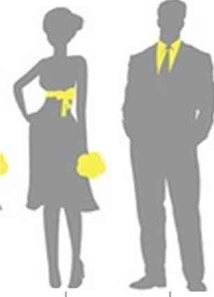 Wedding Bridal Party Silhouettes Program, Please help :)