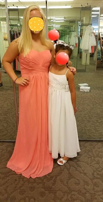  Any experience with Corral Reef bridesmaid dresses from David's Bridal - 1