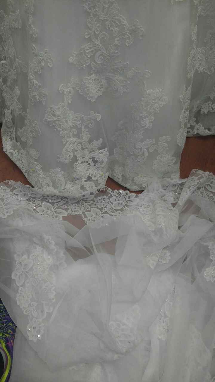 Dying a veil