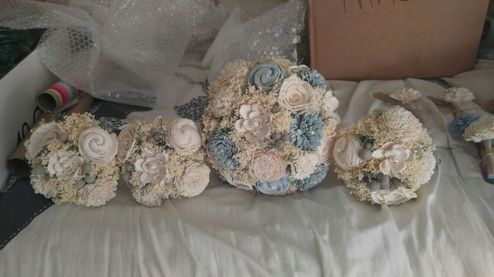 Wedding Flowers? Fake or real? and Bouquet..