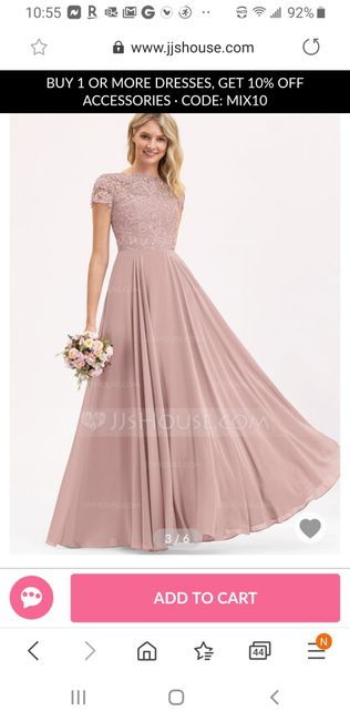 Bridesmaid dress- does this look like wedding dress? - 3