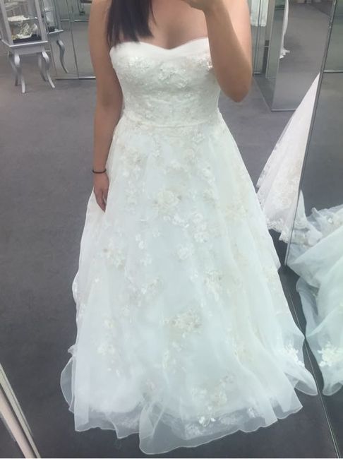First visit in David's Bridal