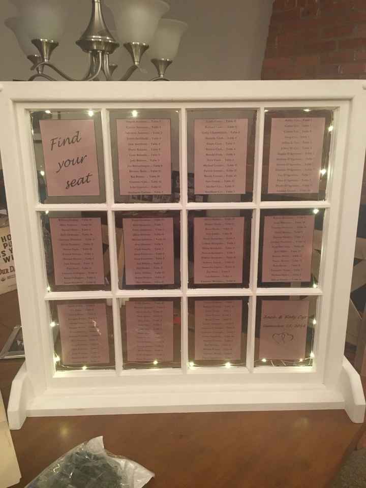 Seating chart is done! - 1