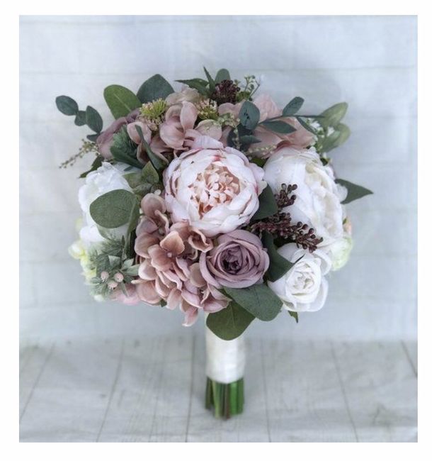 White or colorful bridal bouquet? - 2