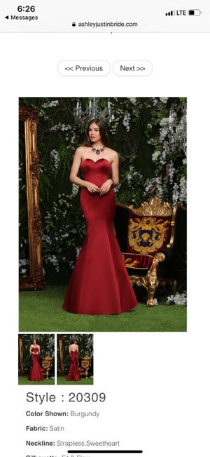 Ashley and Justin satin bridesmaids dresses 1