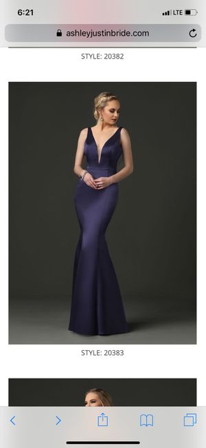 Ashley and Justin satin bridesmaids dresses 2