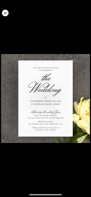 Divorced parents on invitation 1