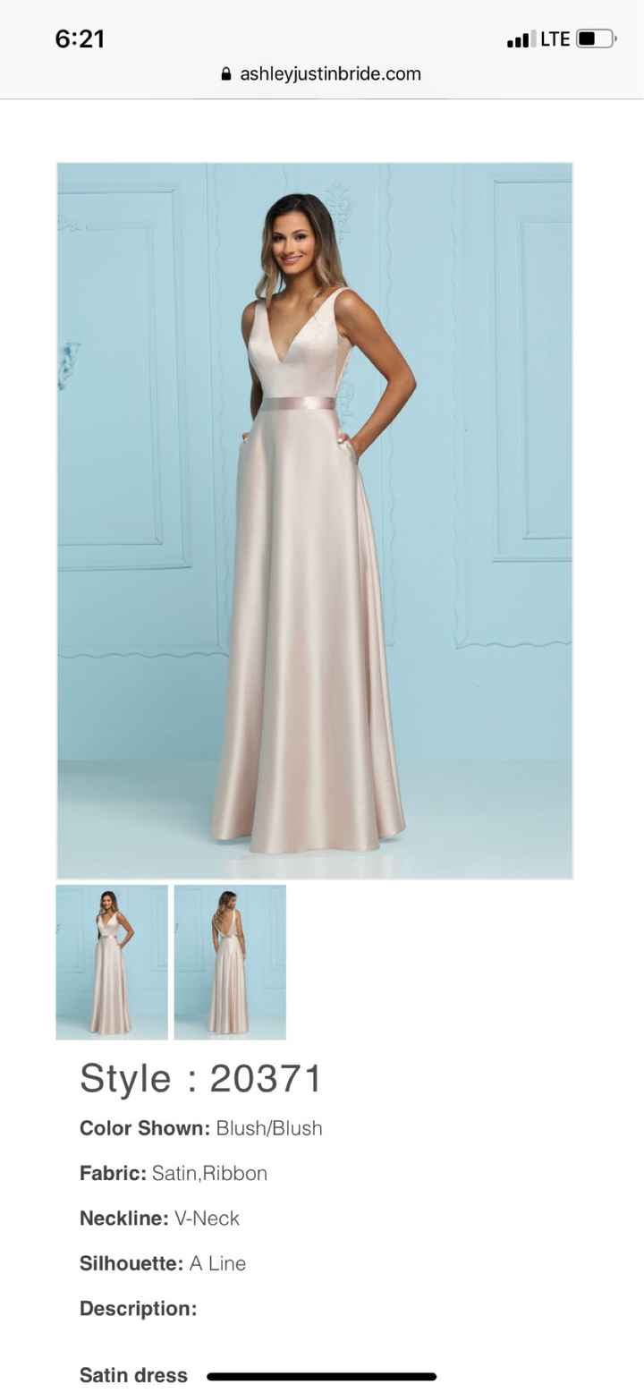 Ashley and Justin satin bridesmaids dresses - 4
