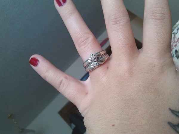 My wedding band came in!  Show me yours!