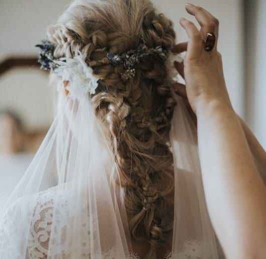 Braid with Veil - 1