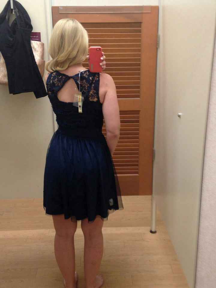 Said yes to the bridesmaid dress, and scored!