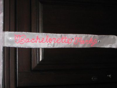 DIY Bachelorette Party Sashes! *pics*
