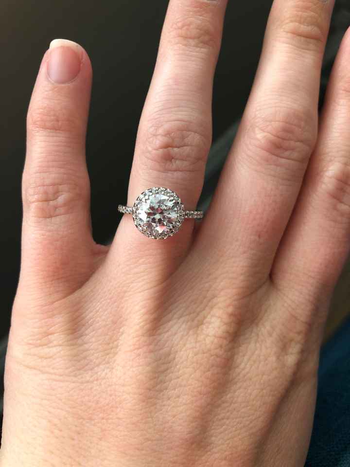 Is it ok to ask you for how many  ct’s is your engagement ring? And for the price and brand? - 1