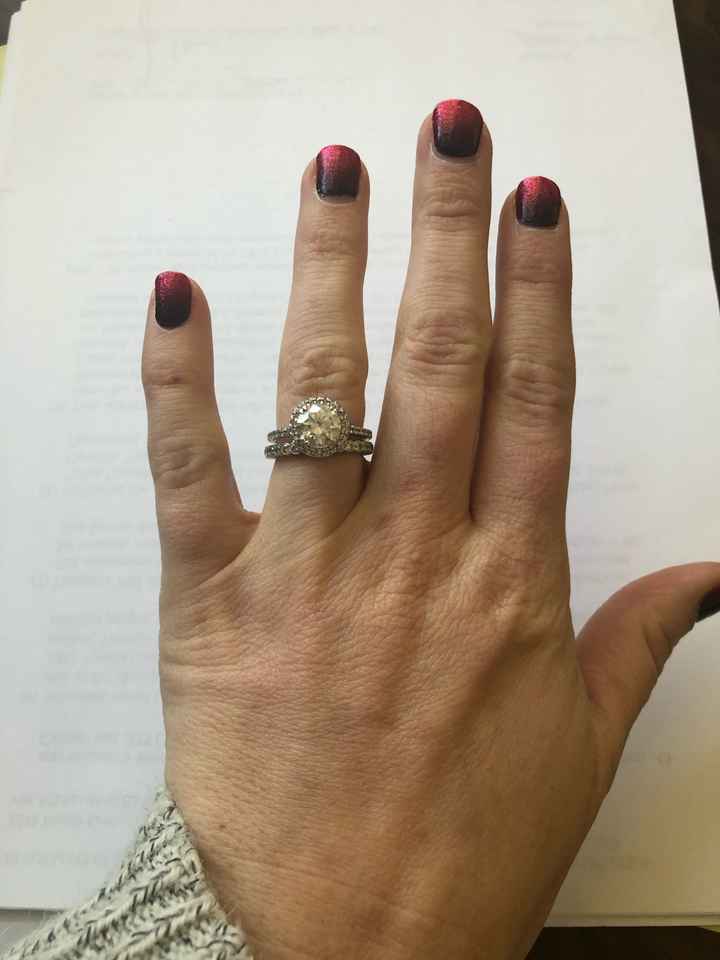 How much of your finger does your ring cover? - 1