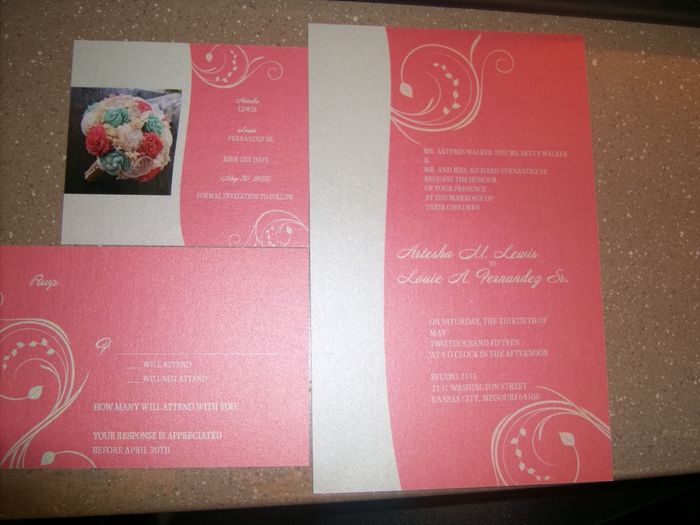 Show us your wedding invitations!