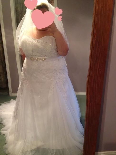 It's a rainy day here on the East Coast, I'm in need of sunshine.  So show me your wedding dress