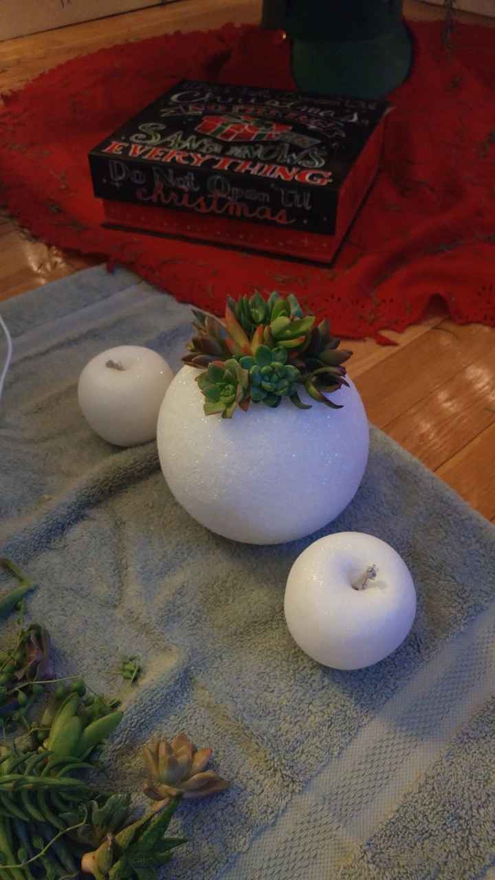 My first attempt at my DIY Centerpieces!