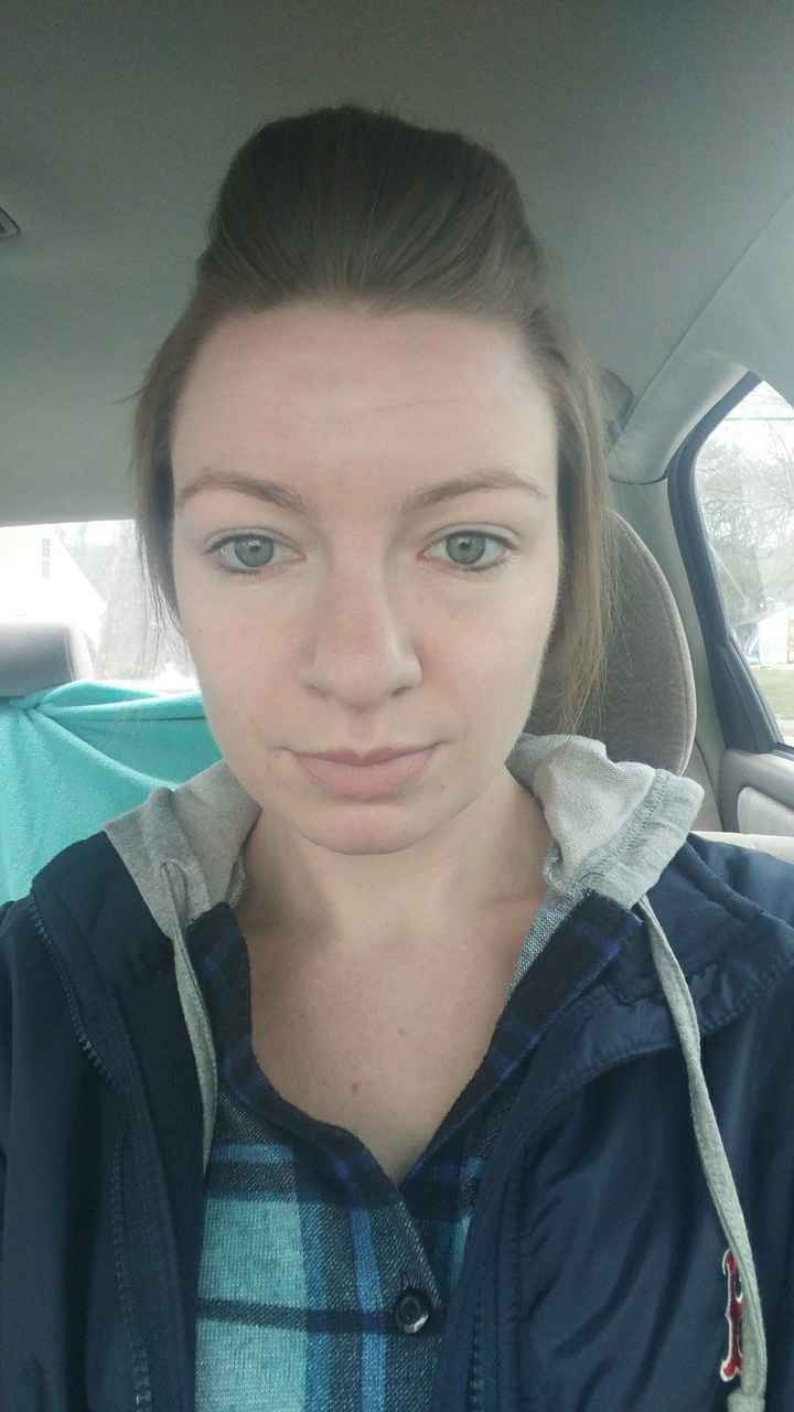 Make up trial....before and after pics!