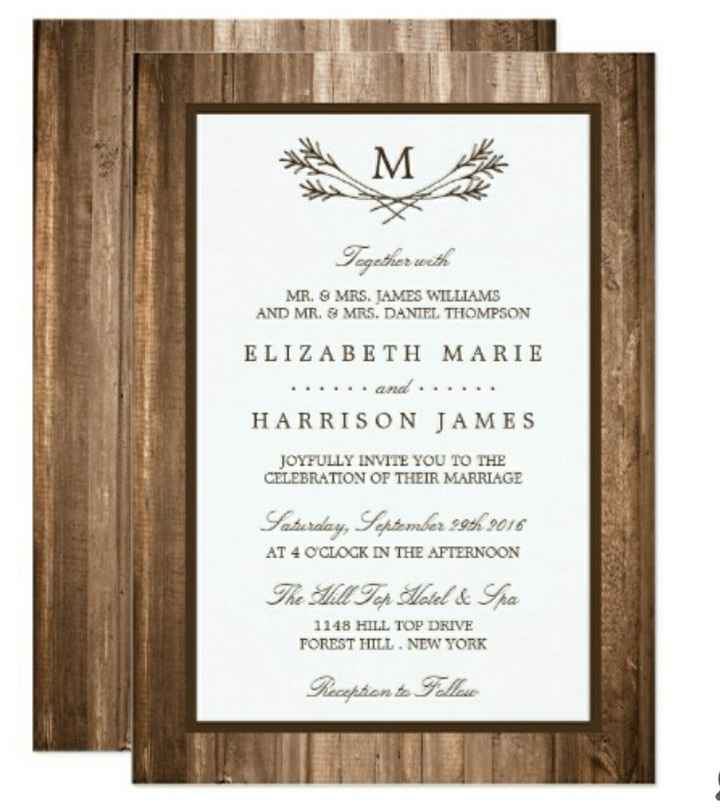 Show me your wedding invitations!