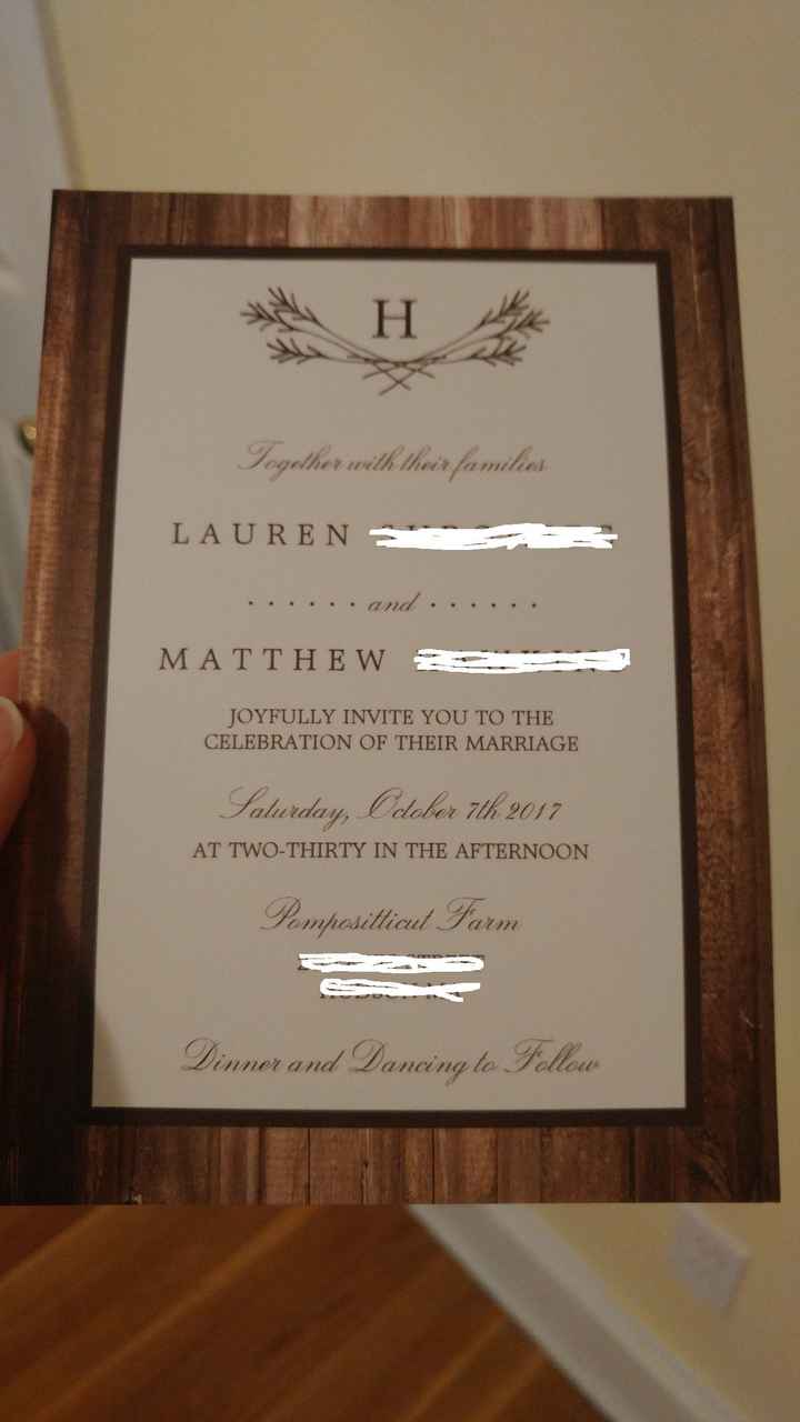 Show me your invitations