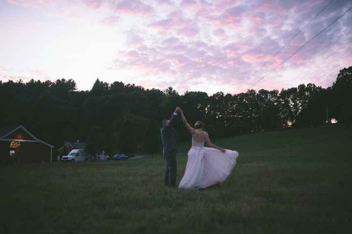 Dancing in the field