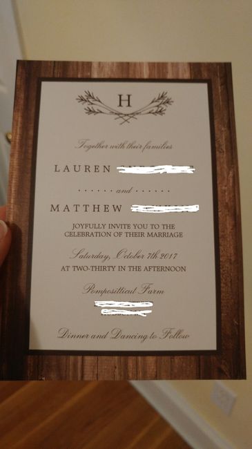 Show me your invitations