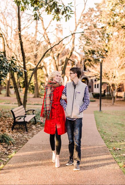What did your fiance wear for engagement photos?