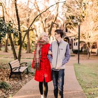What did your fiance wear for engagement photos?