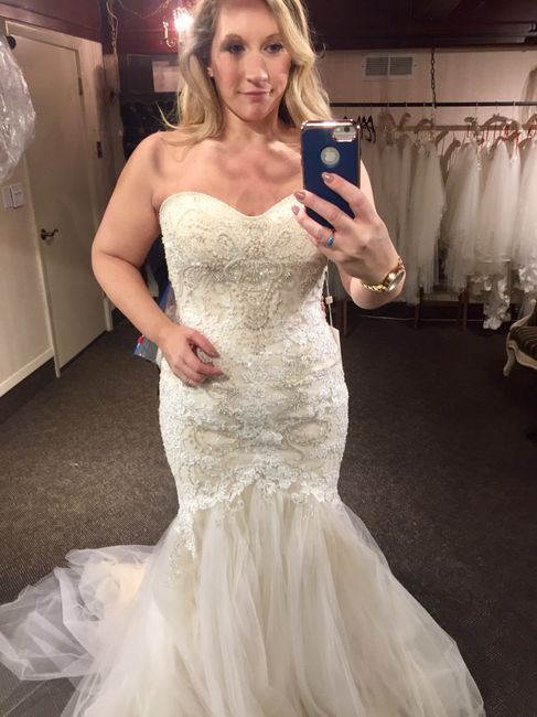 Said yes to the dress at Wolsfelts!! - 1