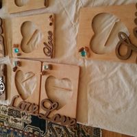 DIY Beach wedding picture frames
