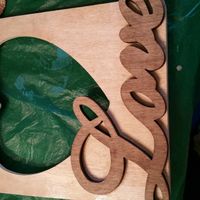 DIY Beach wedding picture frames