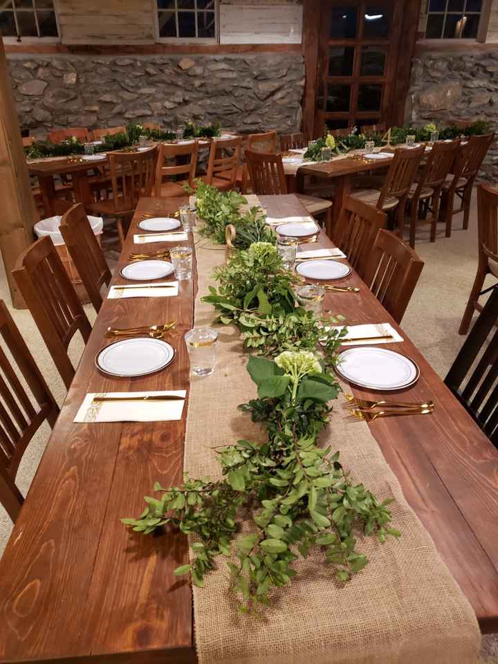 Wedding Centerpiece for Rustic Wedding with No Candles - 2