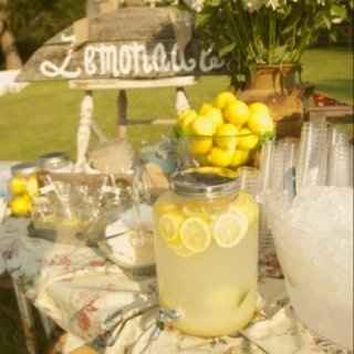 Lemonade Stand at Ceremony - Mason Jars?