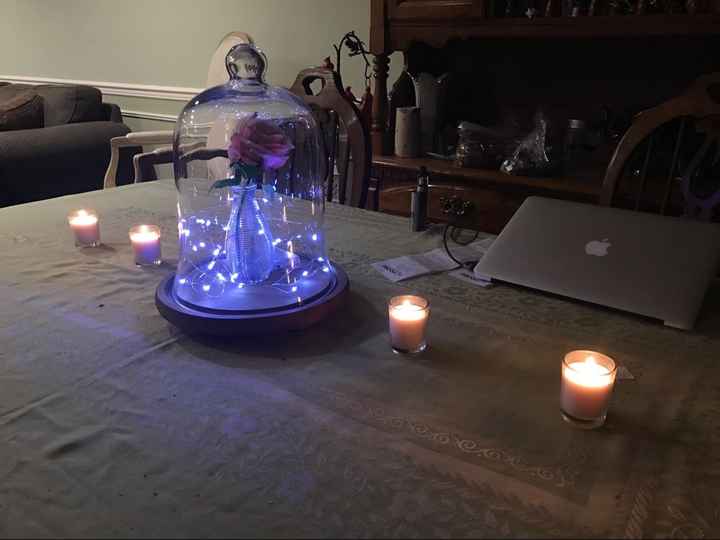 DIY Engagement Party Centerpieces