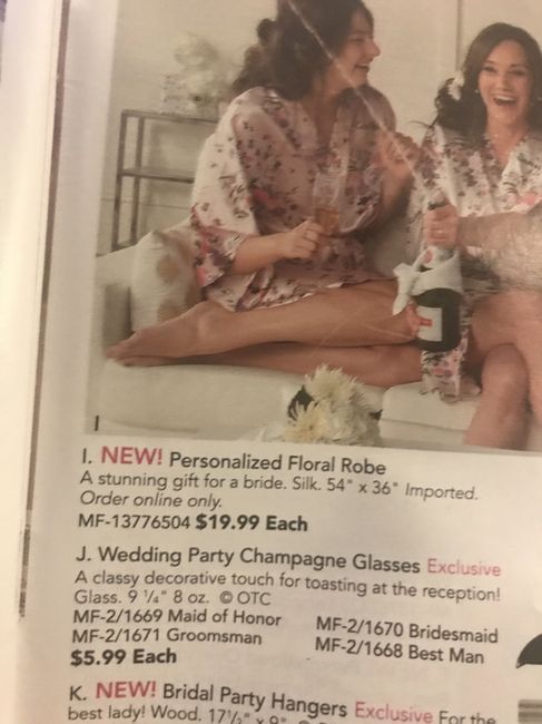 Bridal Party robes or something else??