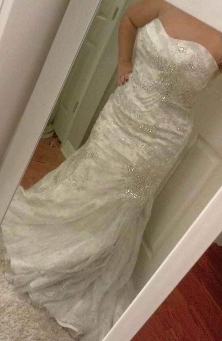 ** updated ** Dress and Brooch Bouquet pics