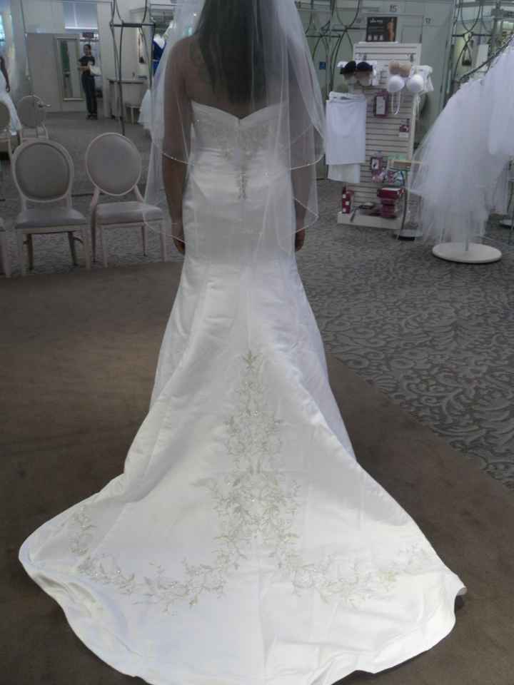 Does this veil match my dress? *Pics*