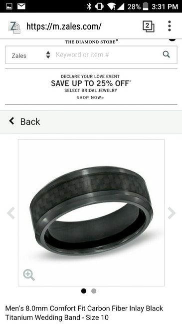 What types of metal is your fiance(e)s wedding band?