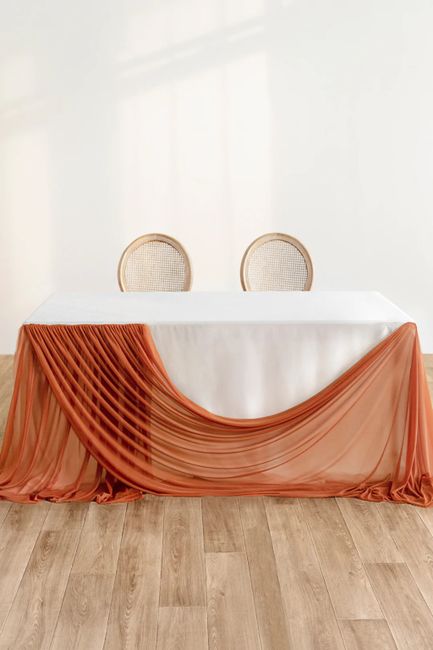 Cheese cloth table runners, Weddings, Do It Yourself, Wedding Forums