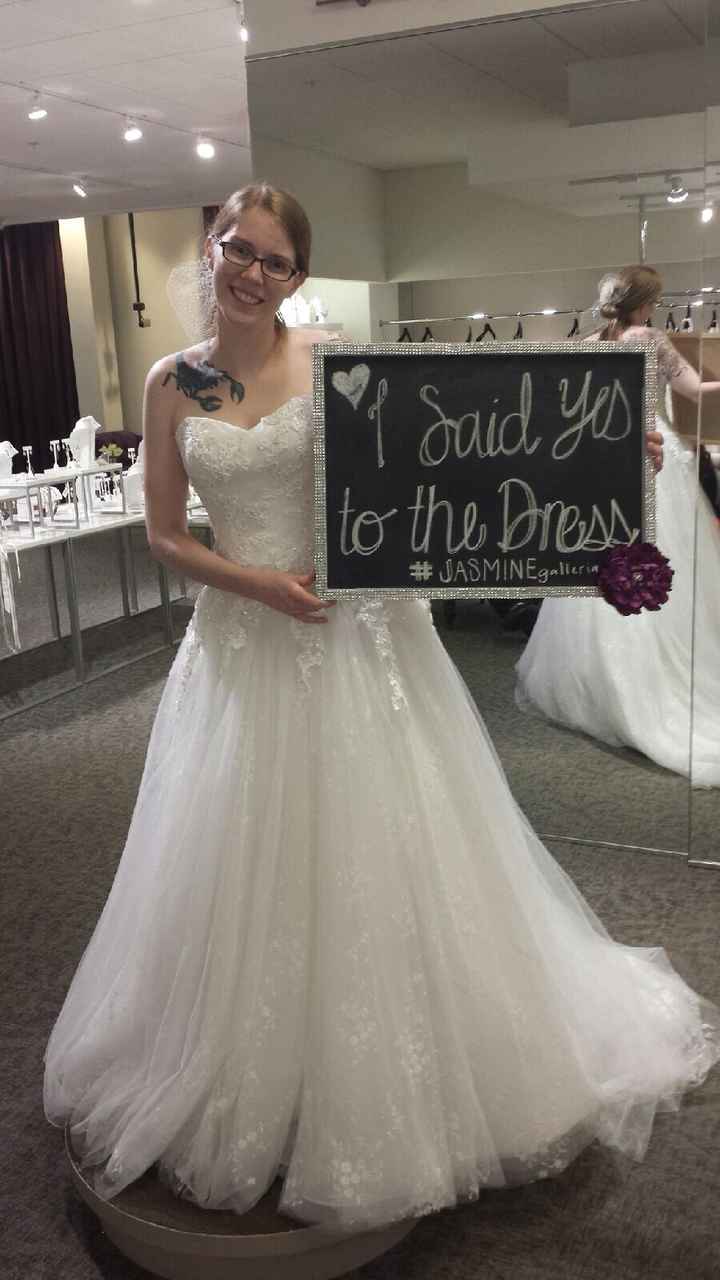 Just got my dress!