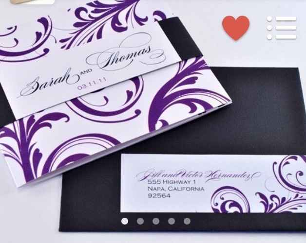 Invitations.... let's see them!